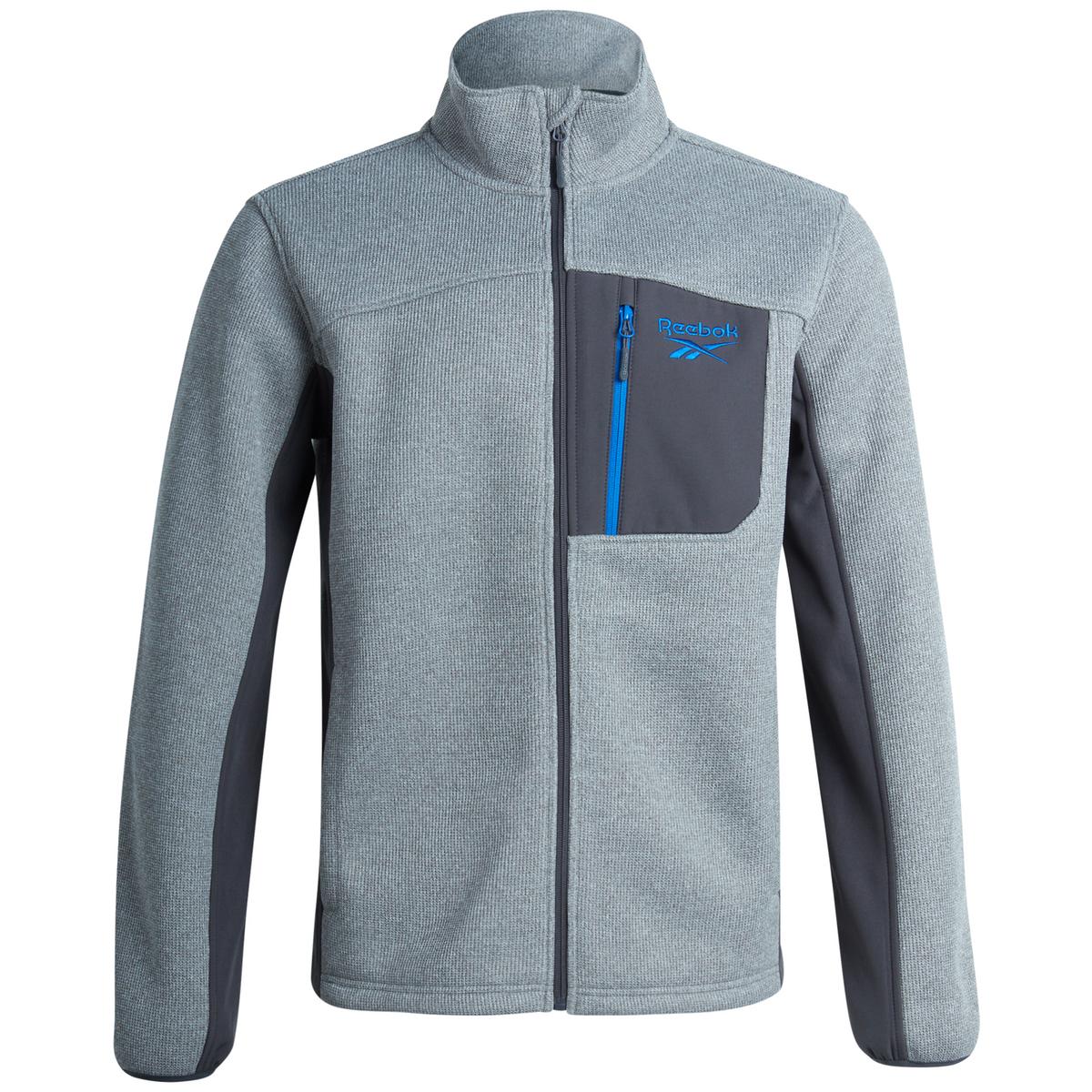 

OMRB1195EC Мужская флисовая легкая флисовая куртка Reebok, цвет pure grey