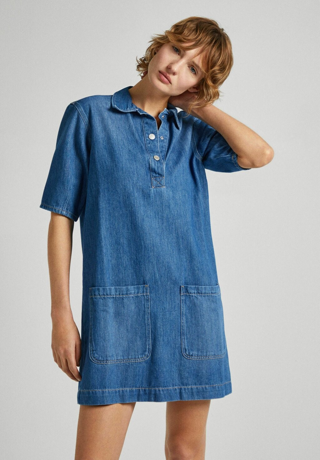 

Джинсовое платье Davina Pepe Jeans, цвет denim