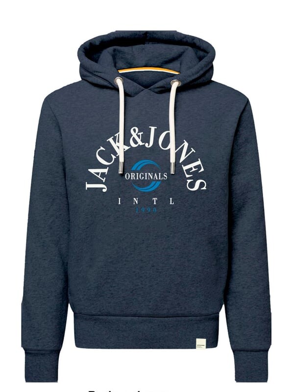 

Пуловер с капюшоном Jack & Jones, синий