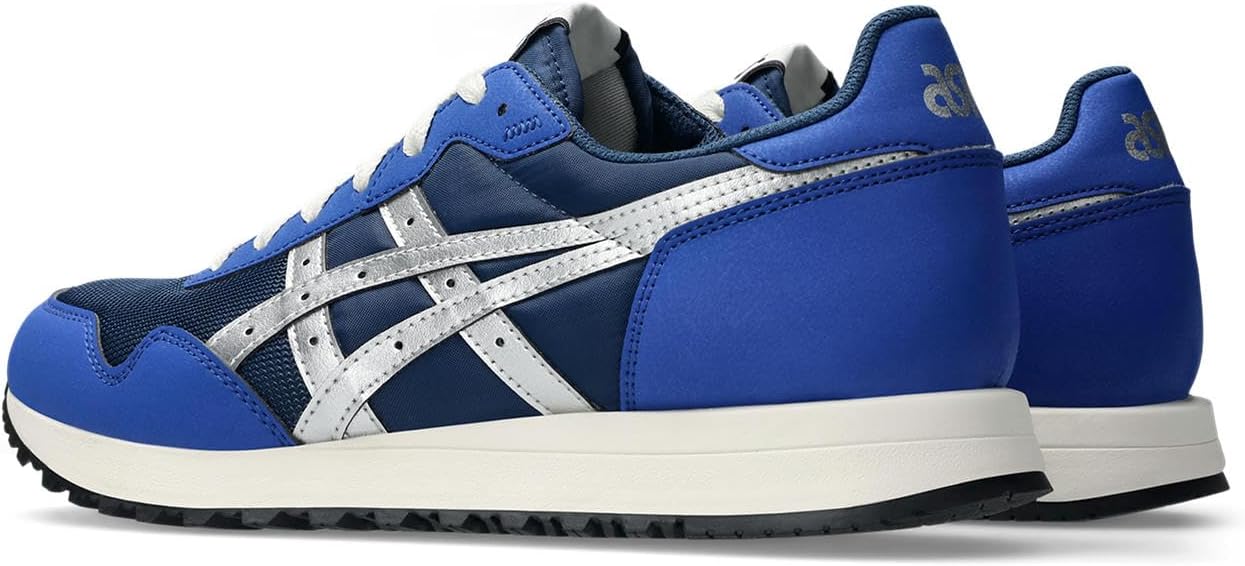 Мужские кроссовки ASICS Tiger Runner II, синий/серебряный — фото 2