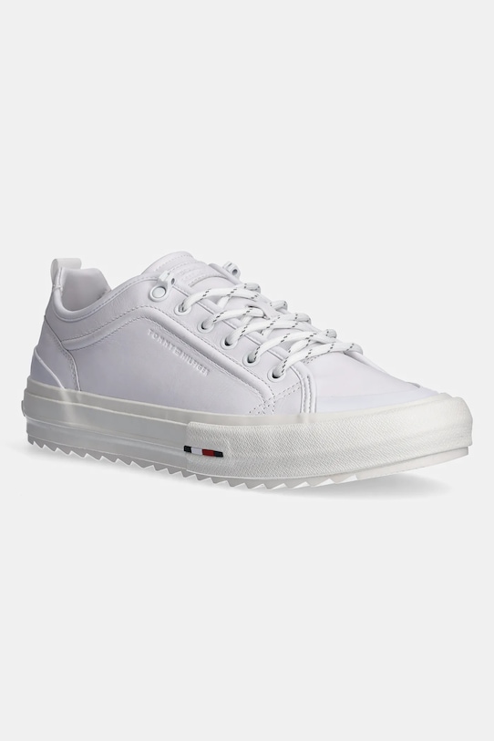 

Кожаные кроссовки TH HI VULC CLEAT LOW LTH Tommy Hilfiger, белый