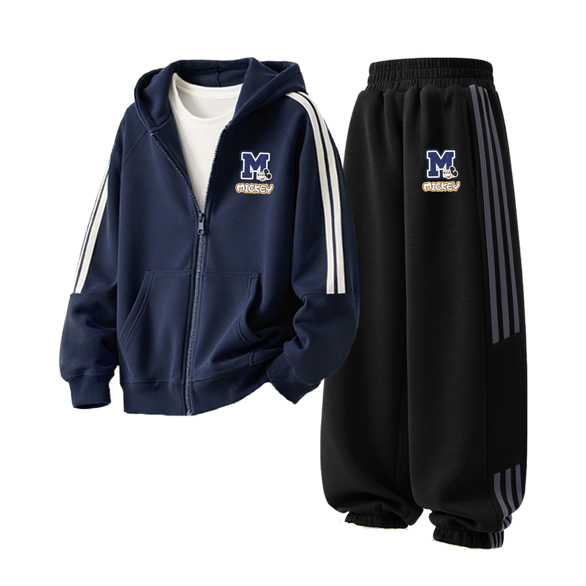 

Детская повседневная спортивная одежда Disney, черный