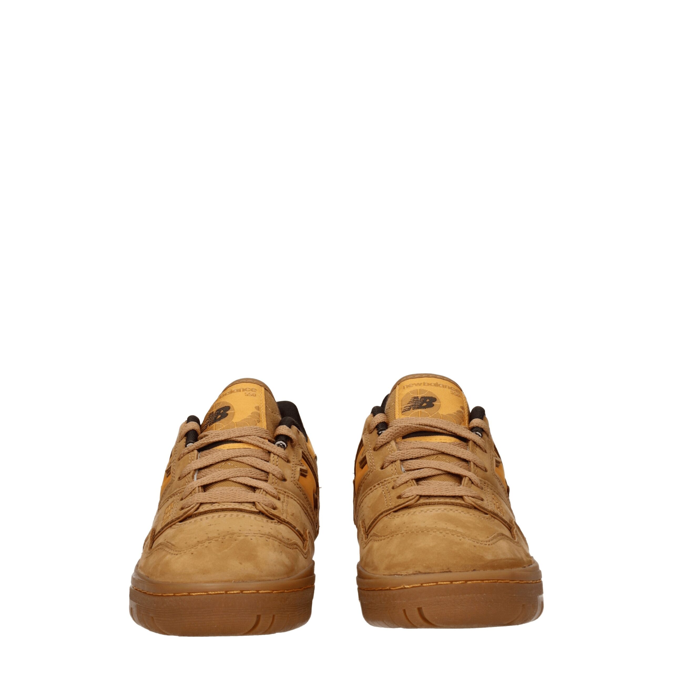 Коричневые кожаные кроссовки New Balance, коричневый — фото 3