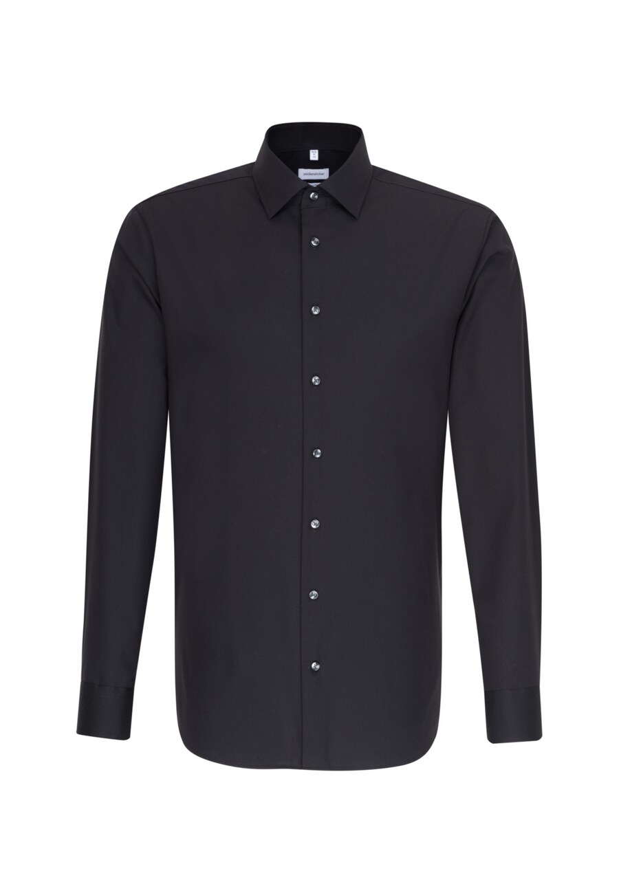 

Рубашка делового кроя Slim Fit SEIDENSTICKER, черный