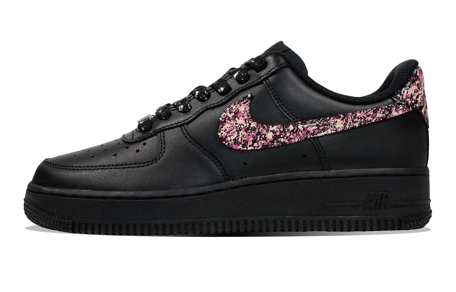 

Nike Air Force 1 Air Force 1 Floral Star Spirit Low-Top Skateboard Shoes Unisex черный розовый