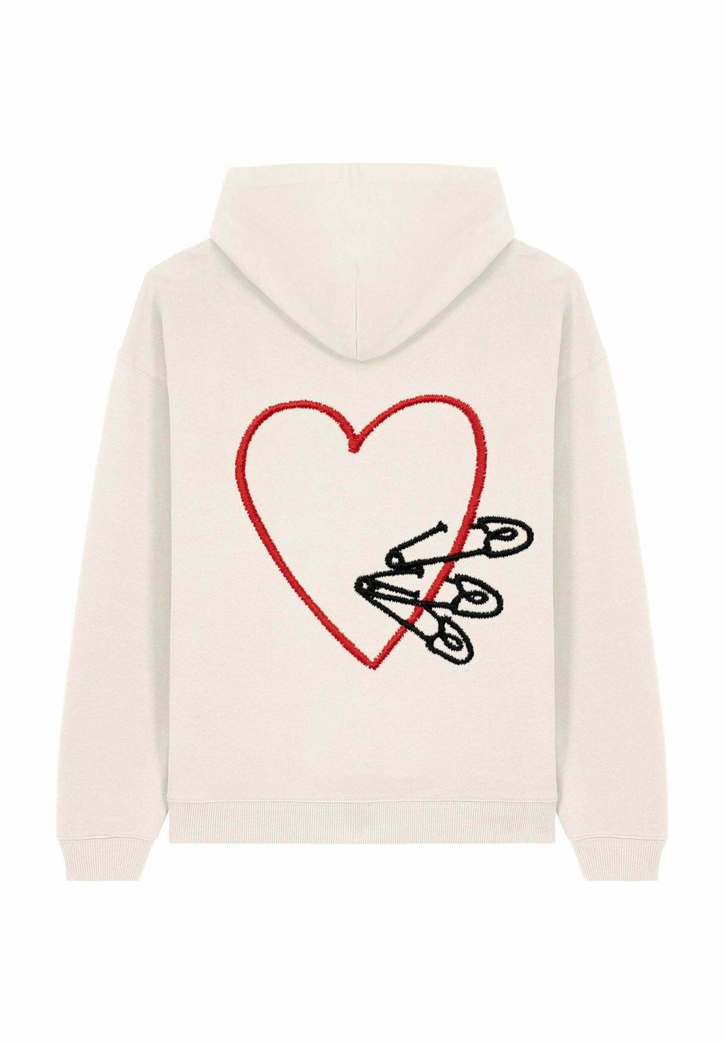 

Толстовка PINS BACK EMBROIDERY UNISEX Mira Paris, кремовый