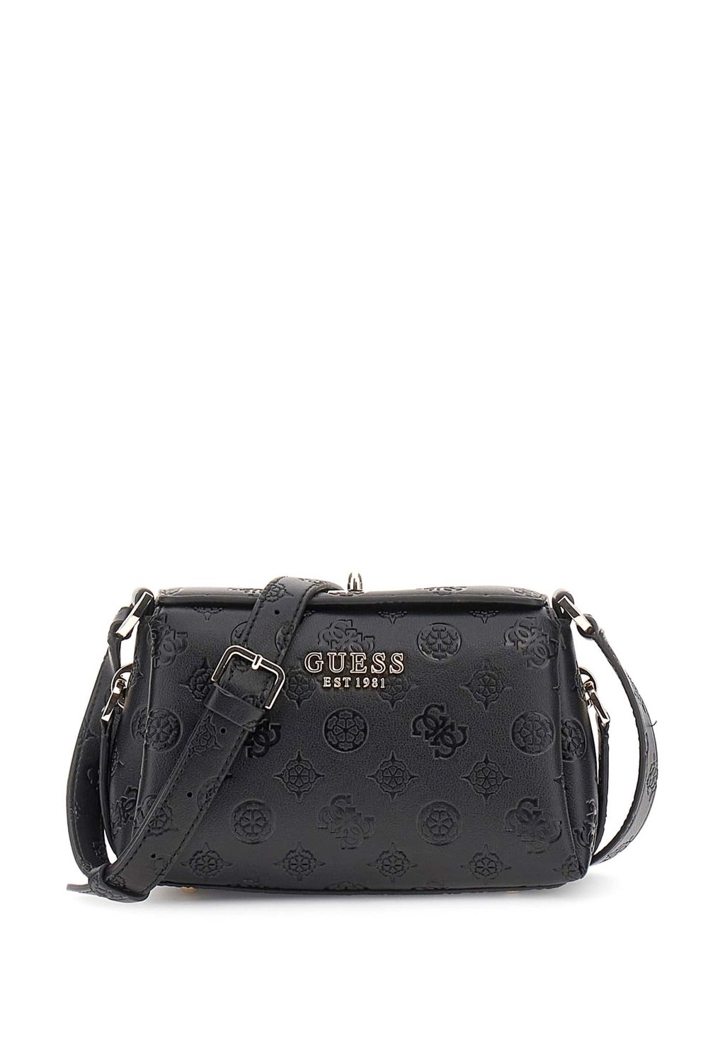 

Сумка через плечо MINI-UMHÄNGE PHOEBE - UND PEONY-LOGO Guess, черный