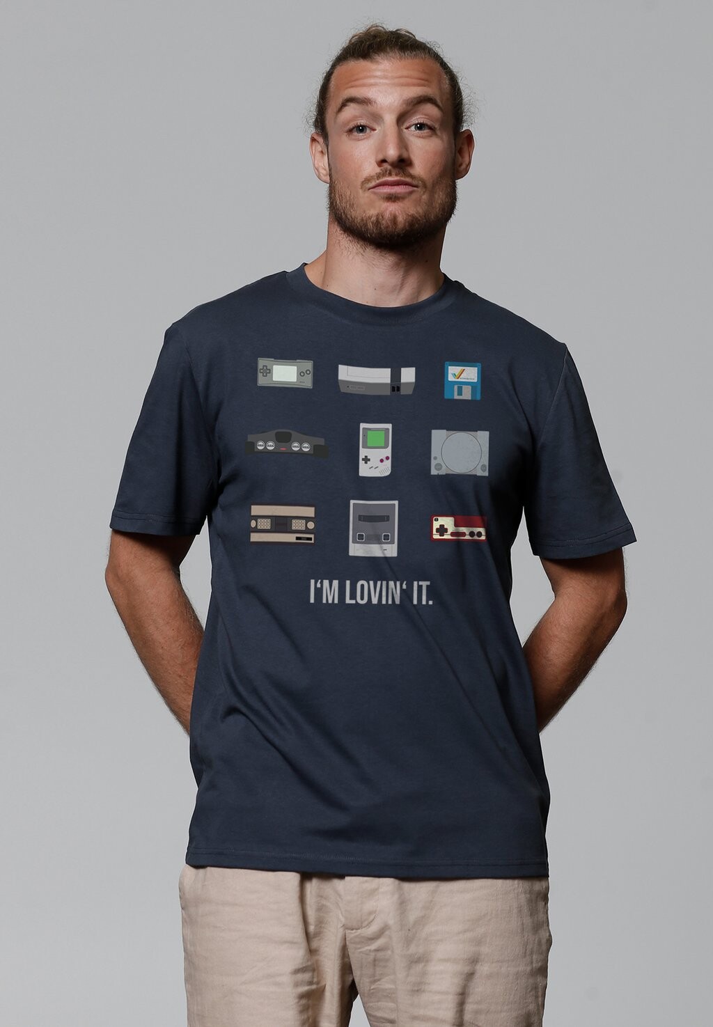 

Футболка с принтом VIDEOGAMES watapparel, антрацит