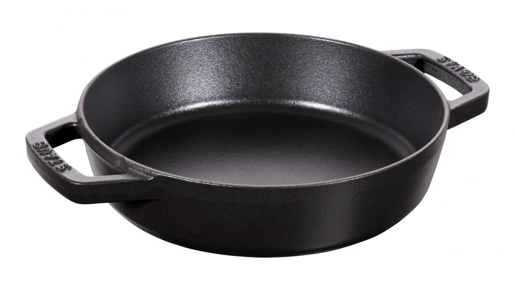 

Staub Cookware Сковорода Сотейник с 2 ручками, черная, 20 см