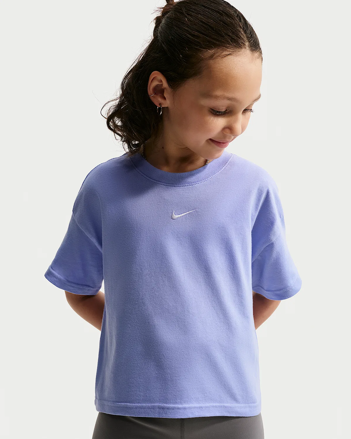 Детская футболка Nike Sportswear Essential, Light Thistle