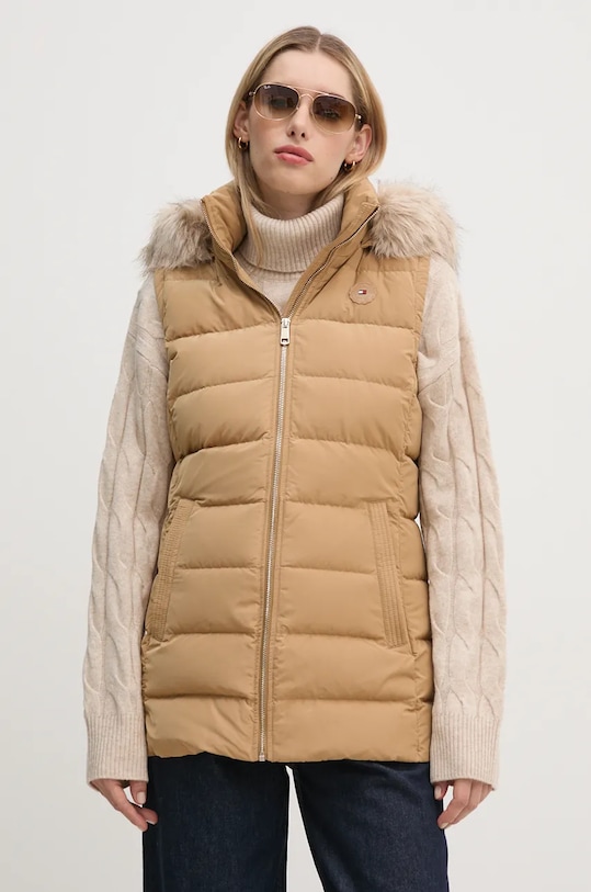 

Пуховый жилет Tommy Hilfiger, коричневый