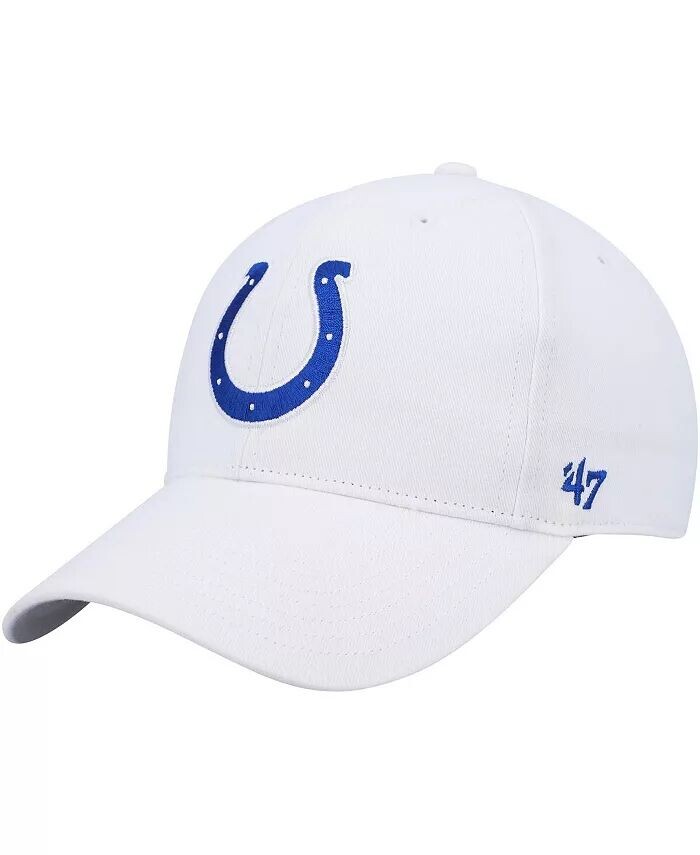 

Белая регулируемая кепка MVP для больших мальчиков и девочек Indianapolis Colts Secondary MVP '47 Brand