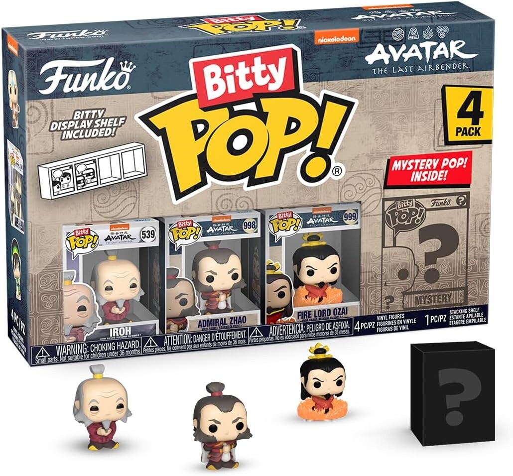 

Funko POP! аватар последний маг воздуха битти 4 упаковки 2,5см Айро Чжао Озай