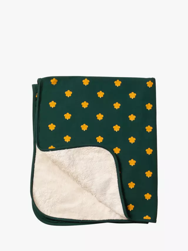 

Одеяло Little Green Radicals Baby Leaves Hooded, темно-зеленый