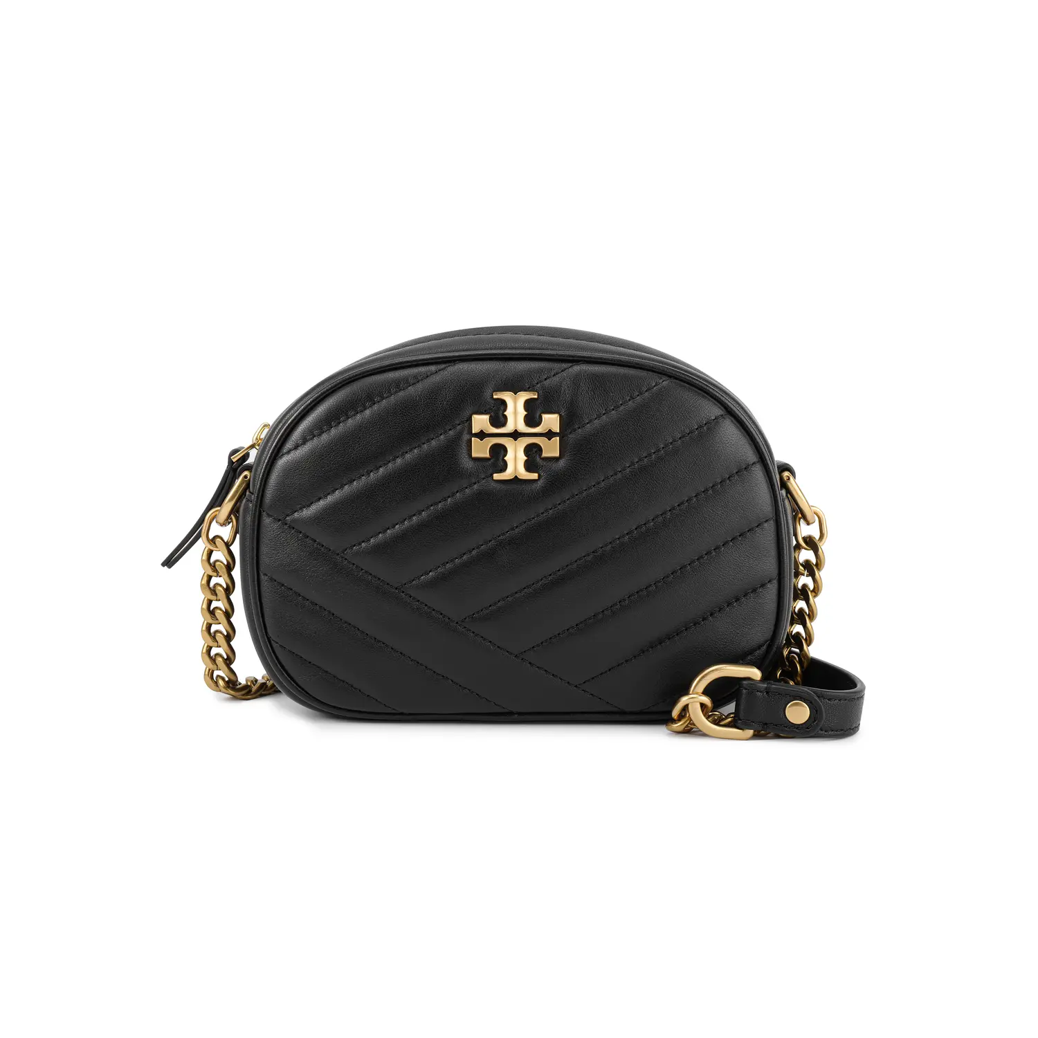 

TORY BURCH Кожаная женская сумка кросс-боди Kira черная