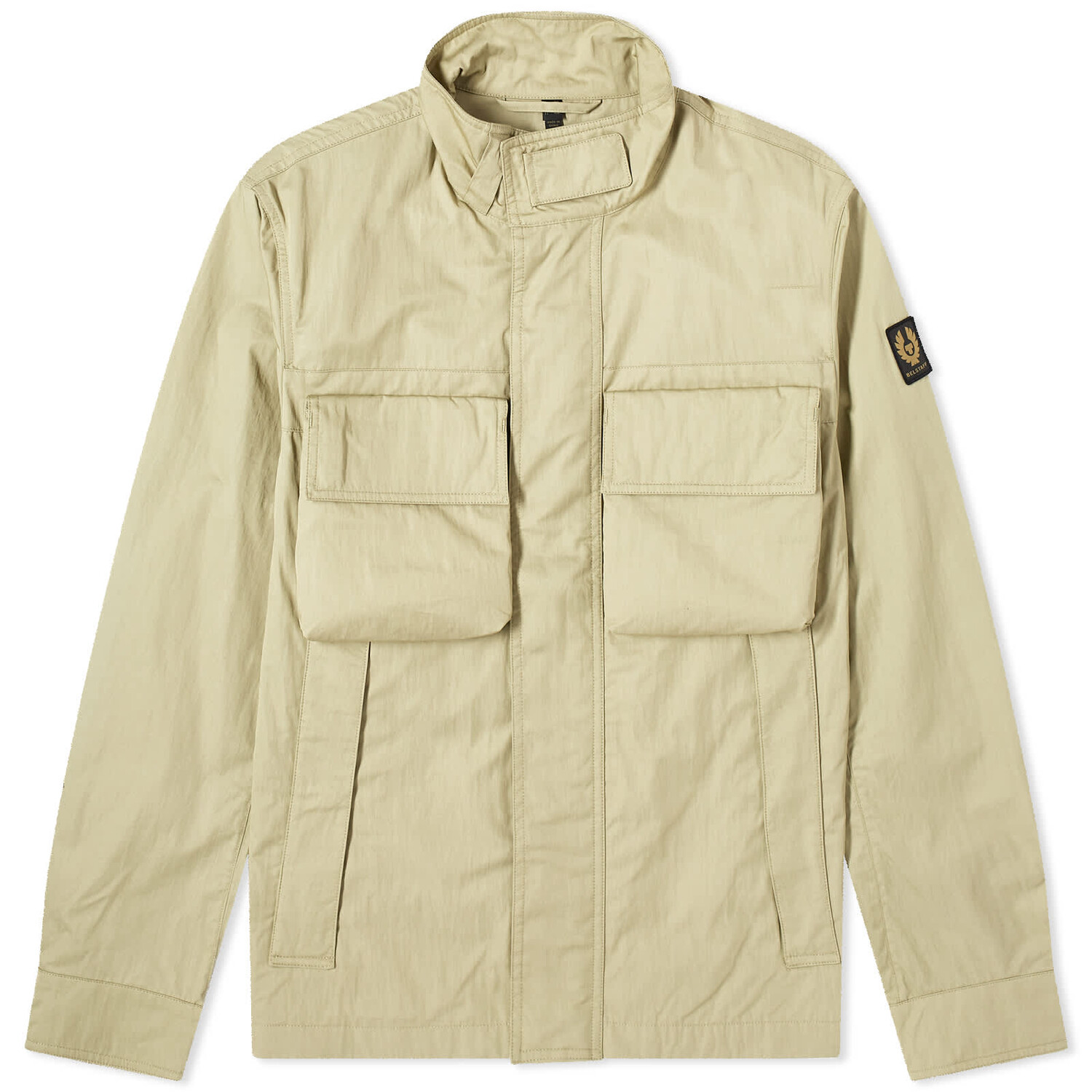 

Рубашка Belstaff Rangeway 4 Pocket Gabardine Overshirt, цвет Echo Green