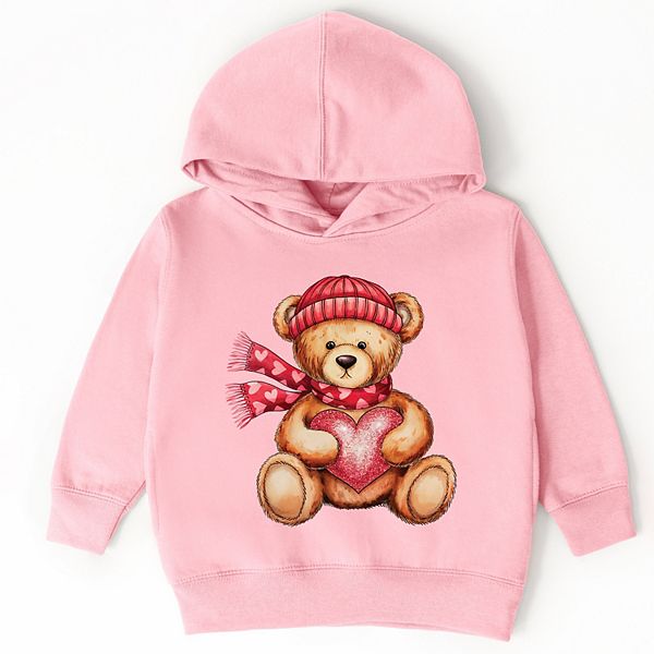

Валентиновский плюшевый мишка - детская толстовка The Juniper Shop, Pink