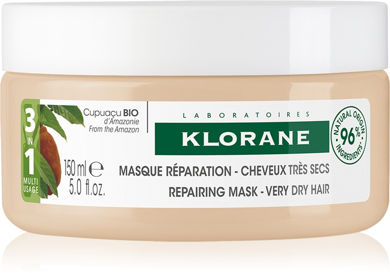 

Маска для волос Cupuaçu bio bio regenerating для очень сухих волос Klorane, 150 мл