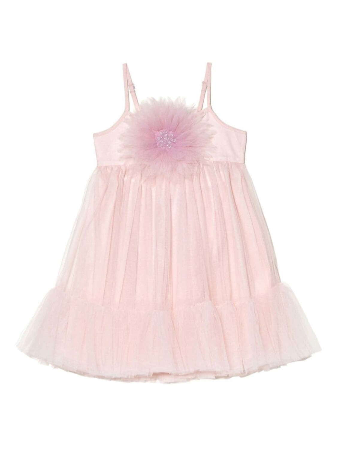 

Tutu Du Monde платье с цветочной аппликацией, розовый