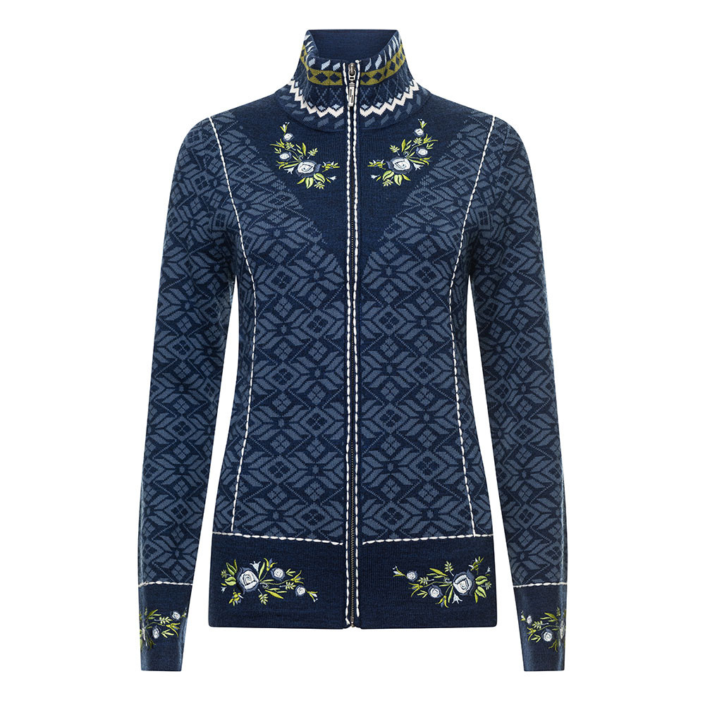 

Женский свитер Icelandic Gracie на молнии, Blue