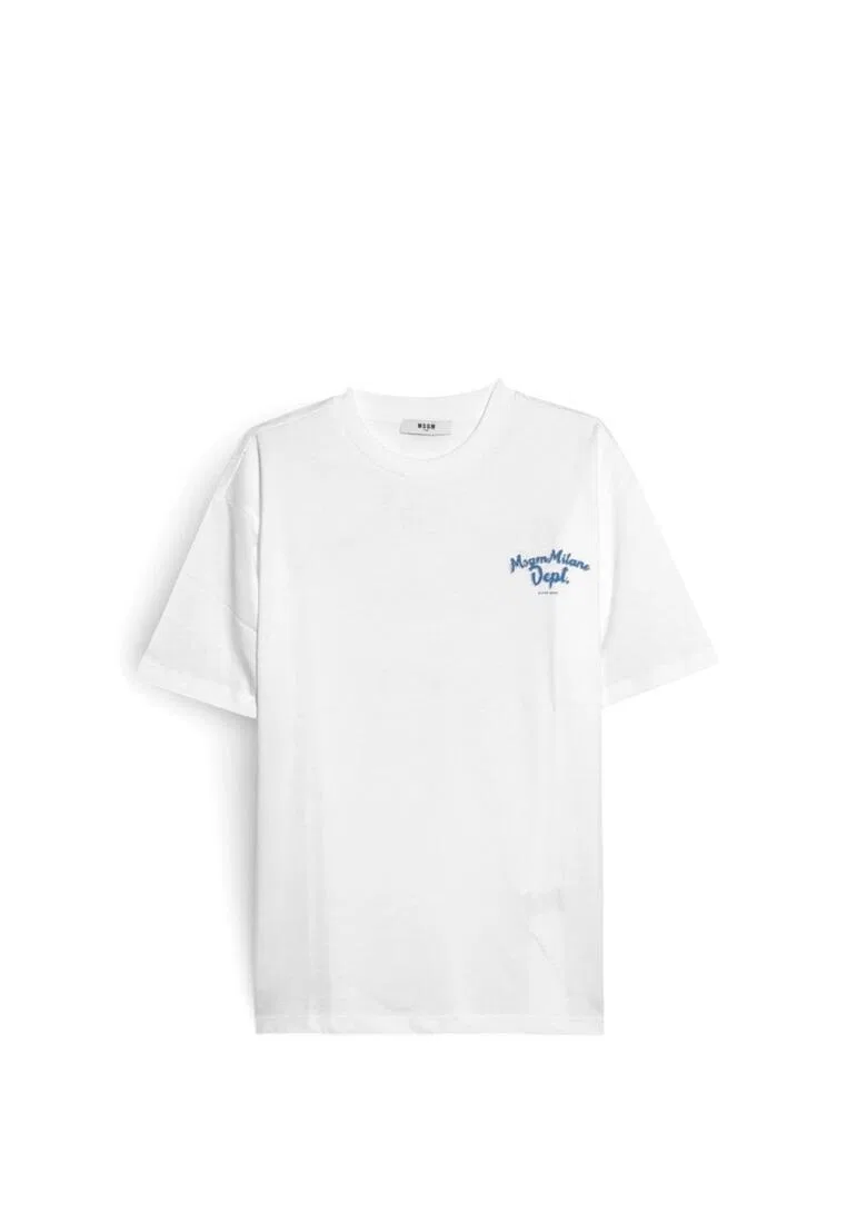 Футболка, хлопок, для детей Msgm, белый