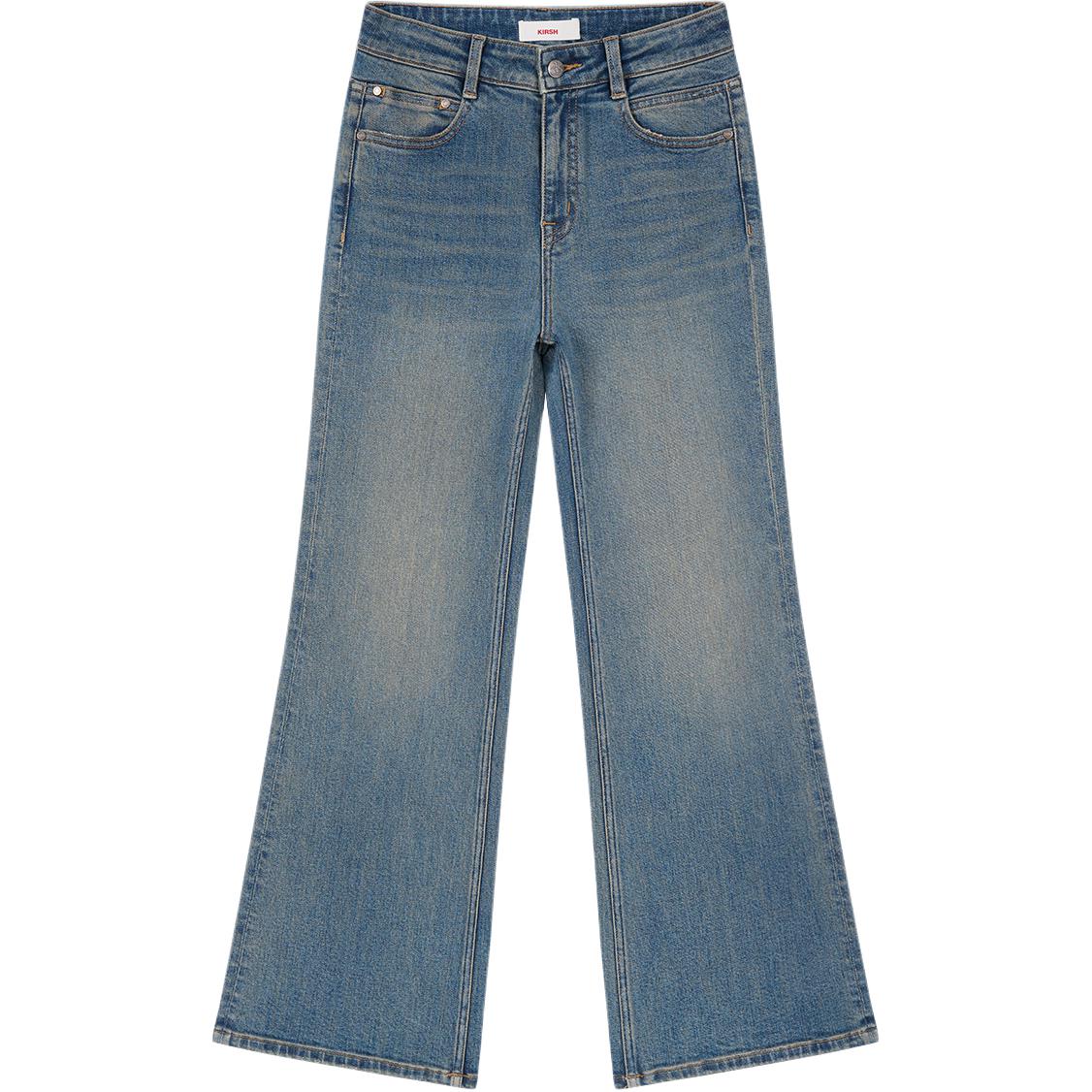 

Kirsh SS26 Джинсы женские деним синие умеренный Bootcut