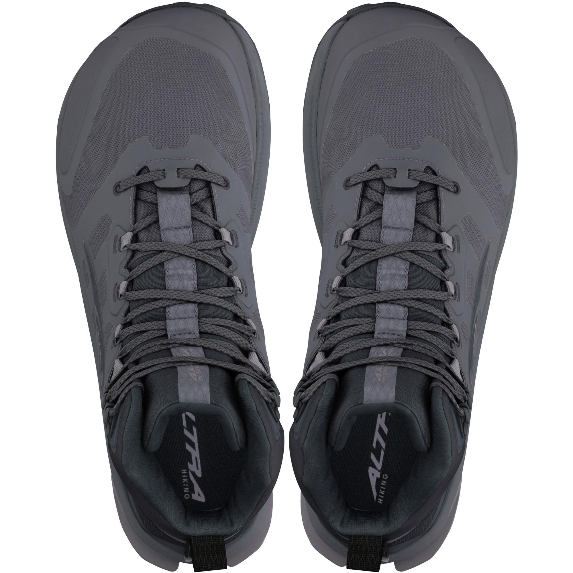 Мужские водонепроницаемые походные ботинки Lone Peak 9 средней высоты Altra, Black — фото 4