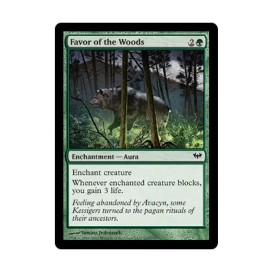 

CCG Благосклонность леса (С) (Фольга), MTG - Dark Ascension