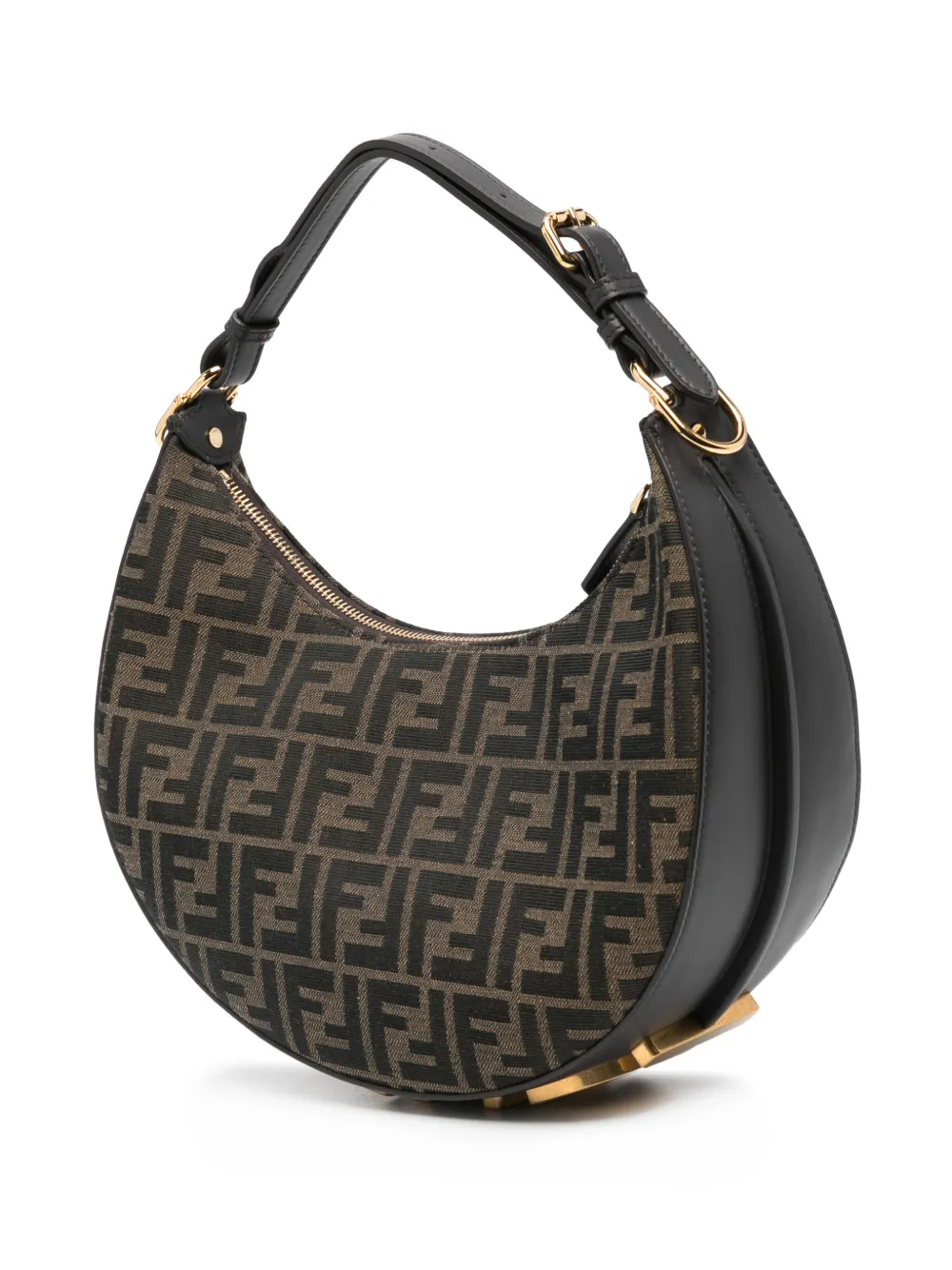Маленькая сумка на плечо graphy FENDI, коричневый — фото 3