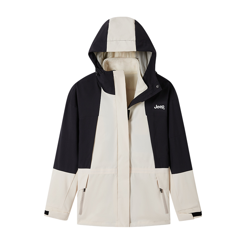 

Jeep Ветровка Unisex, Single Pack Coat Black White