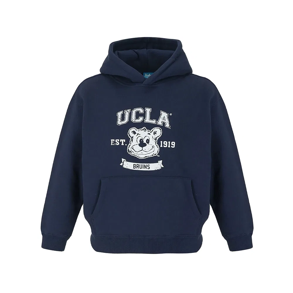 Детский худи с логотипом UCLA, тёмно-синий, от Ucla