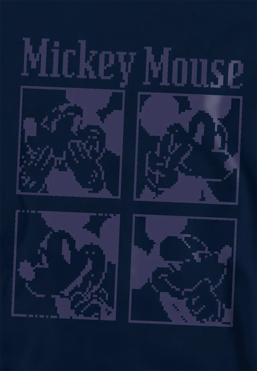 Детская толстовка Mickey Mouse Pixelated, Disney, темно-синий — фото 2