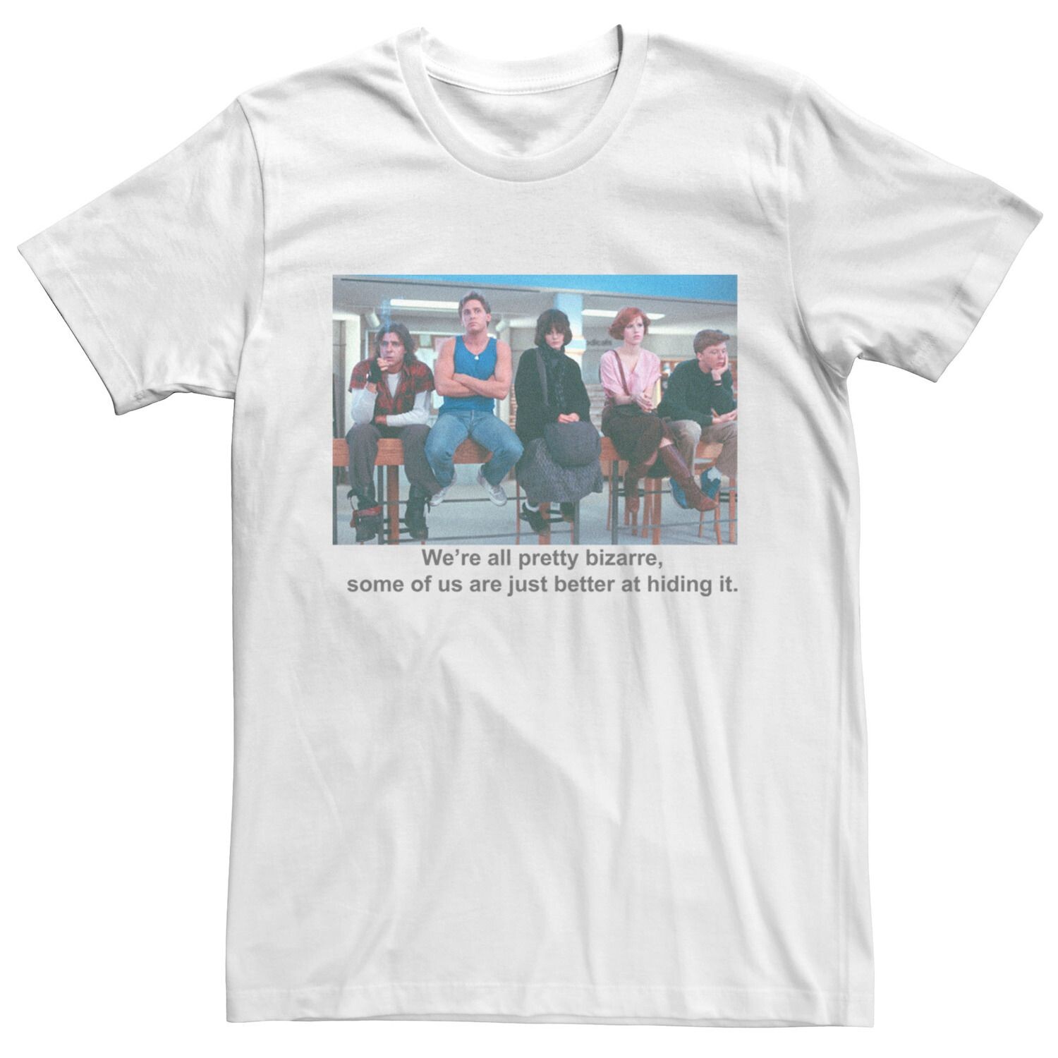 

Мужская футболка Breakfast Club We're All Pretty Bizarre с рисунком Licensed Character