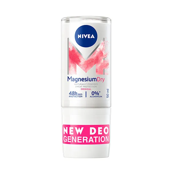 

Шариковый дезодорант без алюминия Magnesium Dry Original Nivea, 50 ml
