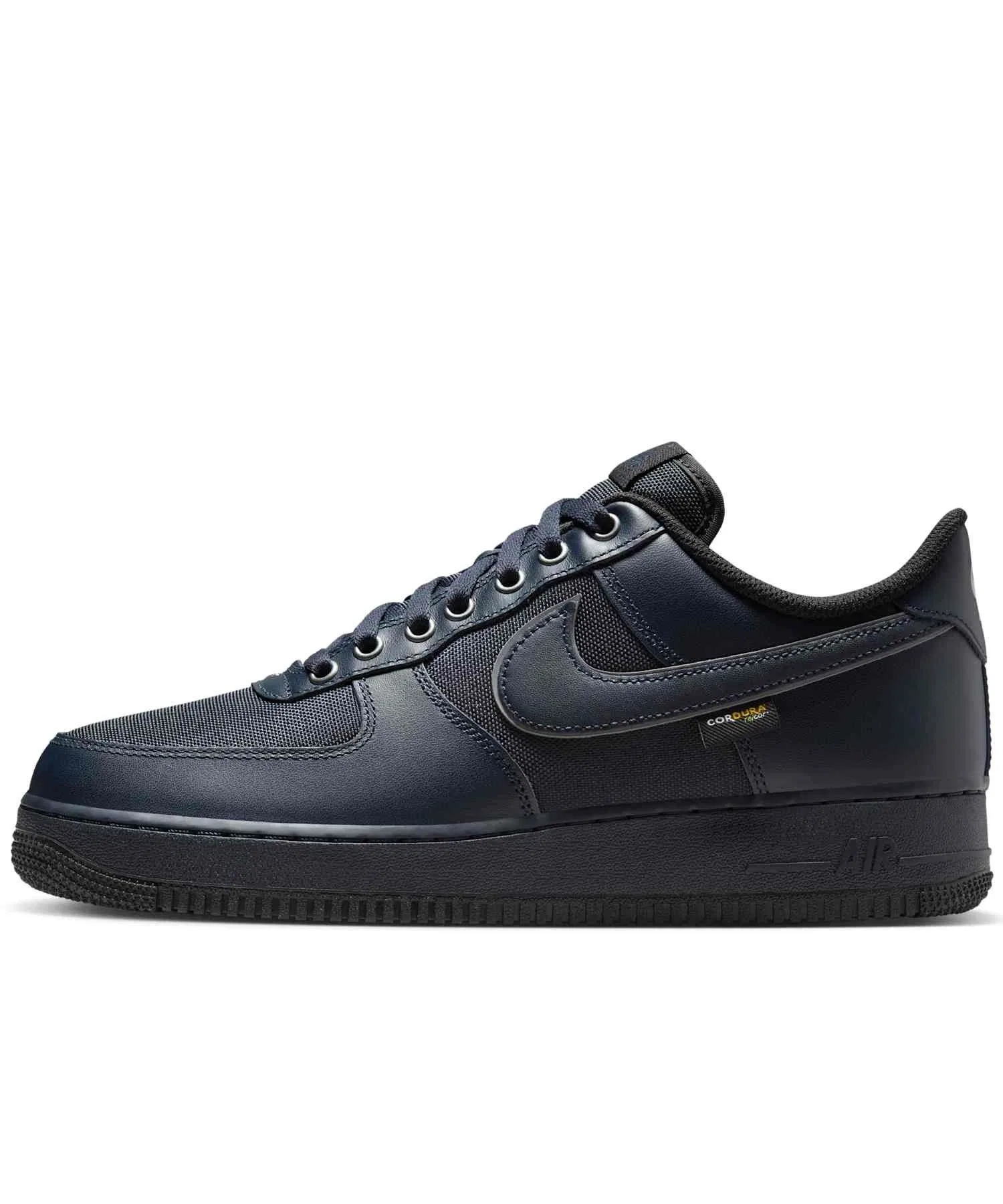Мужские кроссовки Nike Air Force 1 '07 LV8 из кожи и CORDURA тёмно-синие — фото 4