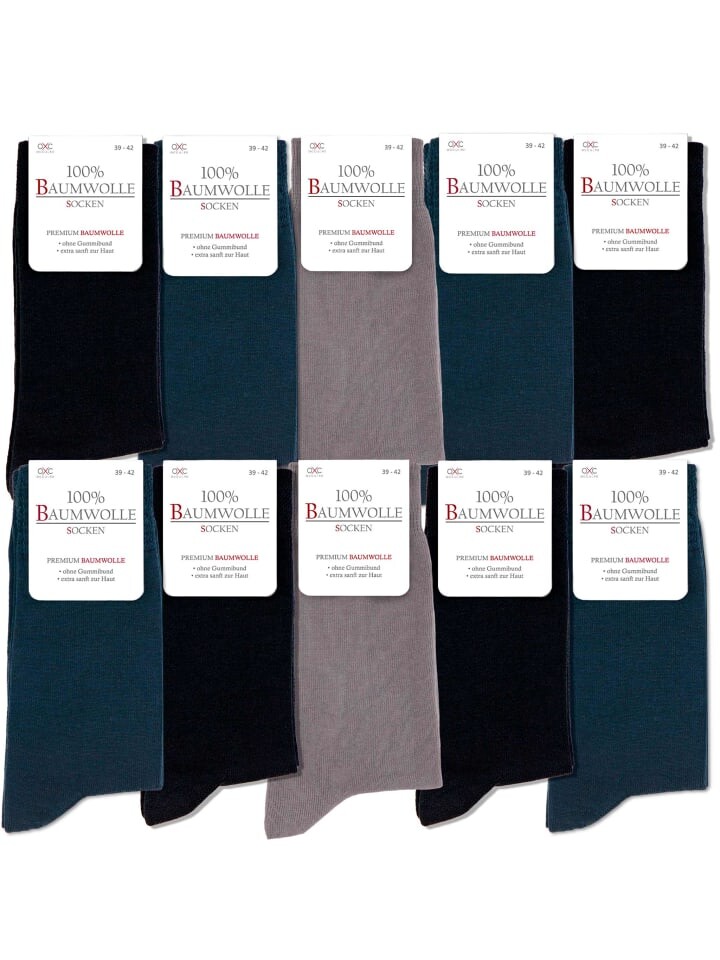 

Носки Occulto 10er Pack 100% Baumwoll Ingo, цвет blau-mix