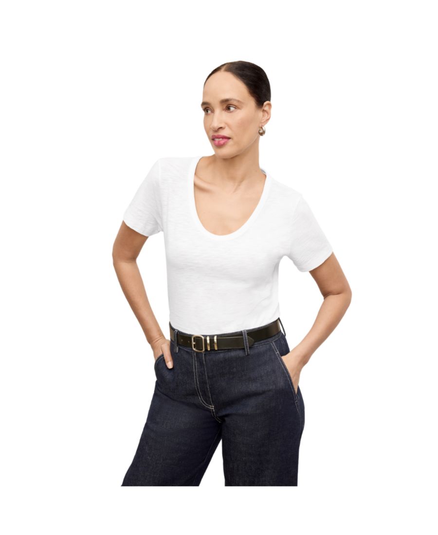 

Женская футболка Kenya из органического хлопка с неоднородной текстурой MMLaFleur, White, Белый, Женская футболка Kenya из органического хлопка с неоднородной текстурой MMLaFleur, White