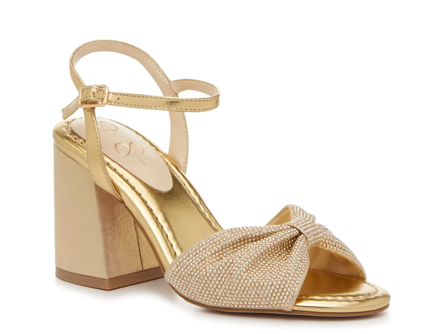 

Сандалии Rozin Sandal Jessica Simpson, золотой/металлик