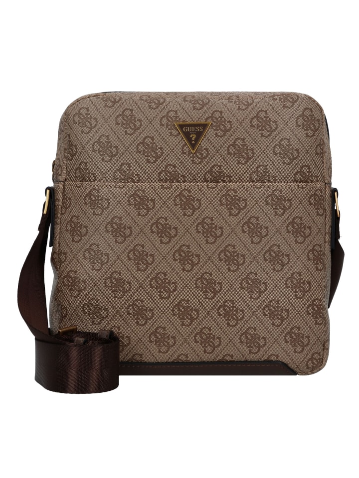 

Наплечная сумка Guess, цвет beige-brown