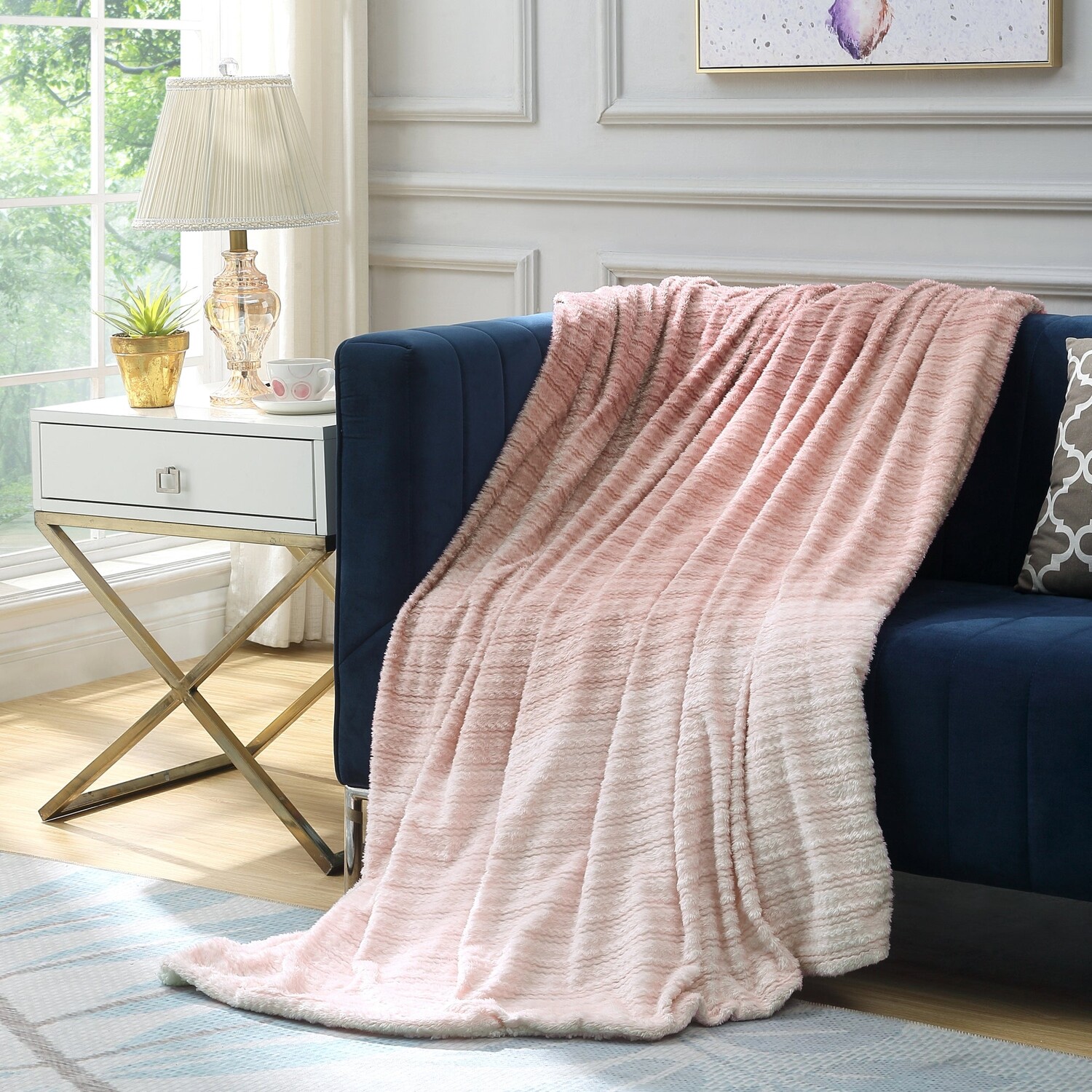

Плед Cozy Tyme Tanesha, цвет Blush