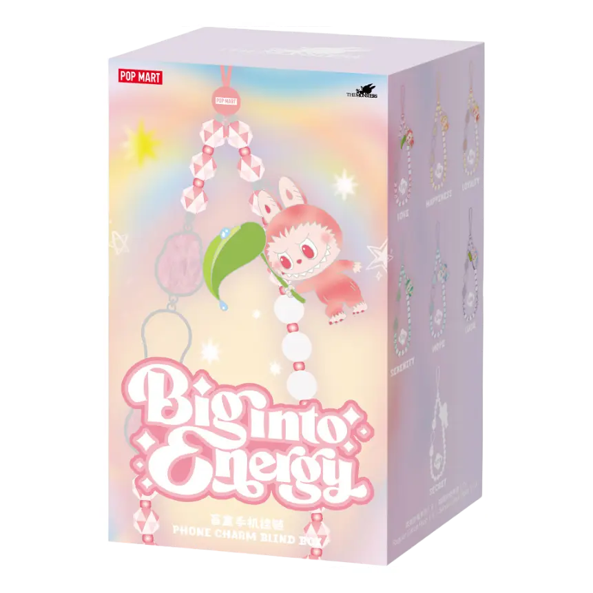 

Лабубу Pop Mart The Monsters Labubu Big into Energy Phone Charm Sealed Case (1 Blind Box)