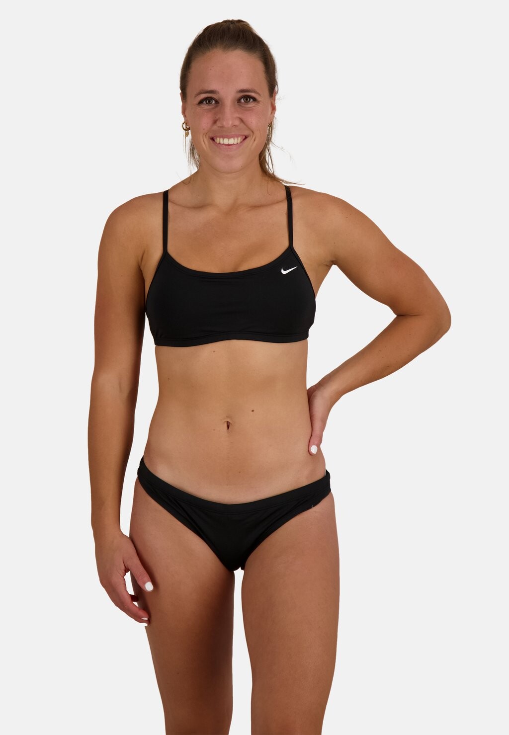 

Бикини ESSENTIAL RACERBACK SET Nike Swim, черный