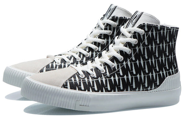 Кроссовки x jason wu парусиновые высокие туфли Li-Ning, черный — фото 3