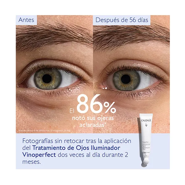 Осветляющий уход за глазами Vinoperfect Caudalie, 15 ml — фото 2