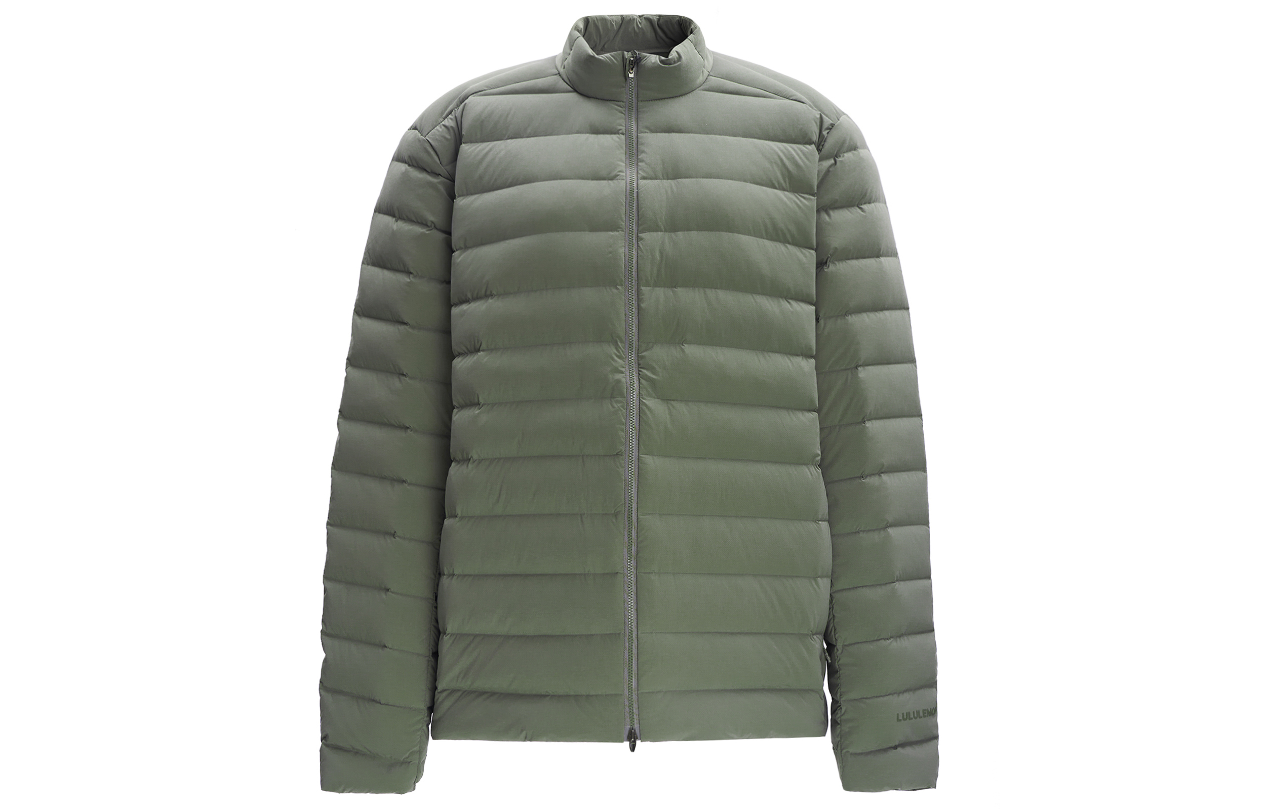 

Lululemon Мужская пуховая куртка с капюшоном, Gray Green/GRSG