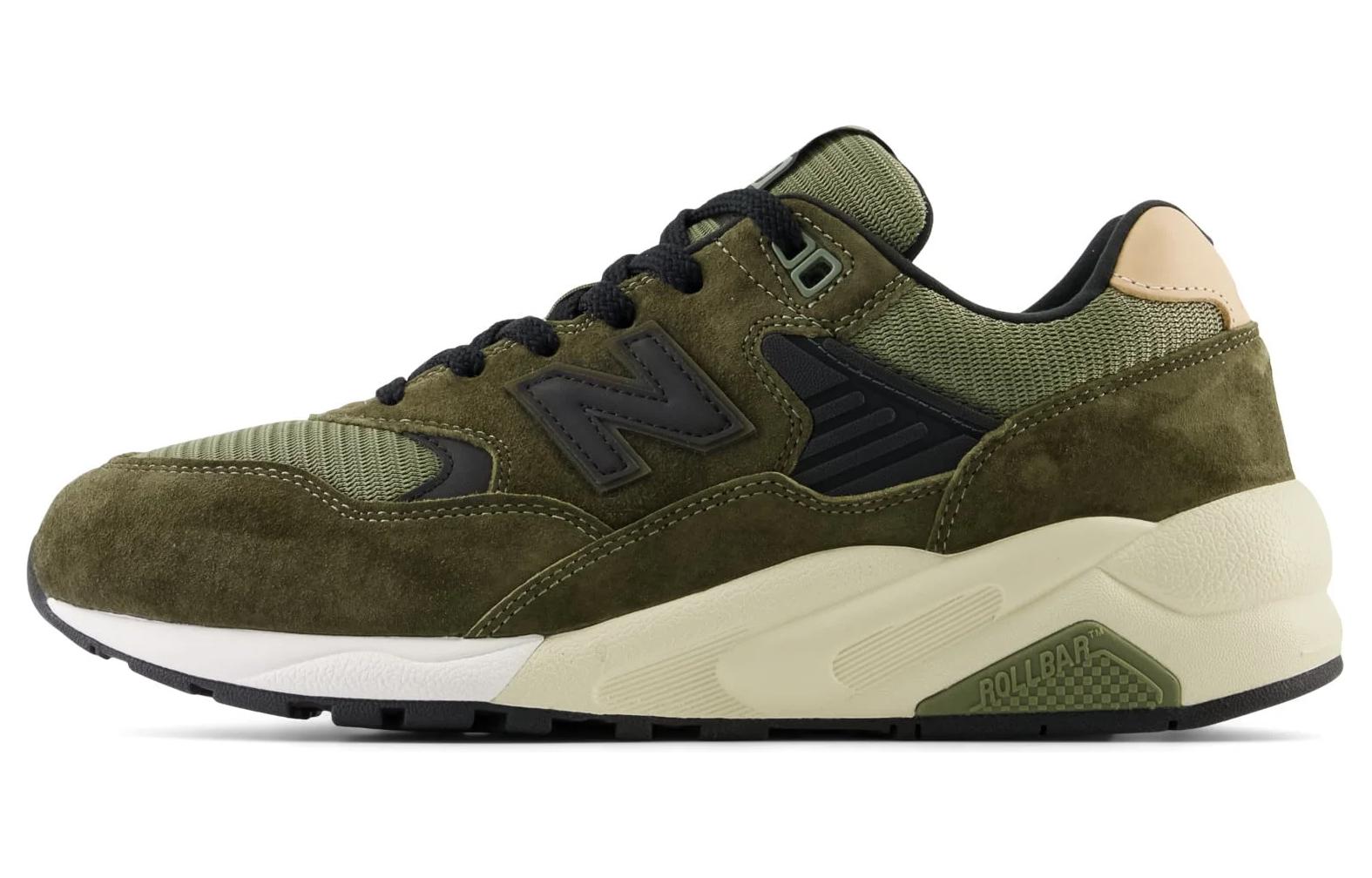 

Кроссовки 580 Dark Olivine New Balance, зеленый/черный