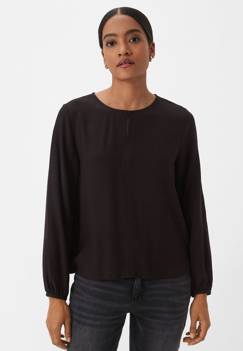 

Блузка LANGARM comma casual identity, цвет schwarz