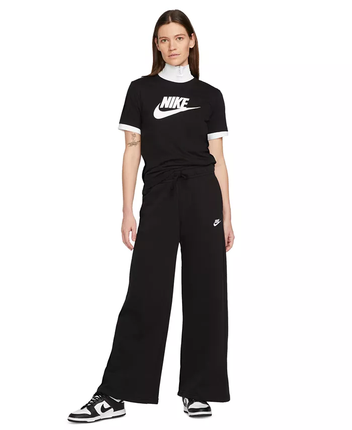 Спортивная футболка Essentials Logo для женщин Nike, черный — фото 4