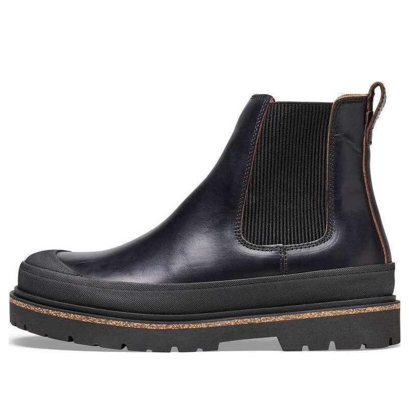Кроссовки (WMNS) Birkenstock Prescott Slip On Women Waxy Leather Narrow Fit 'Black'