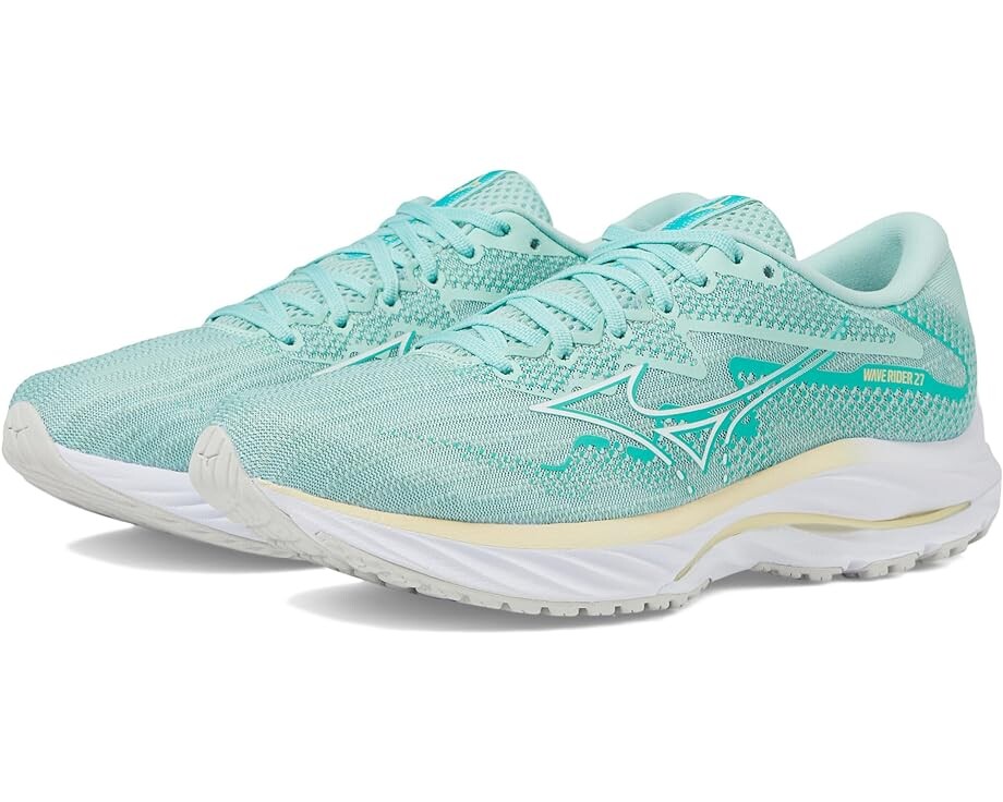 

Кроссовки Mizuno Wave Rider 27, цвет Eggshell Blue/White